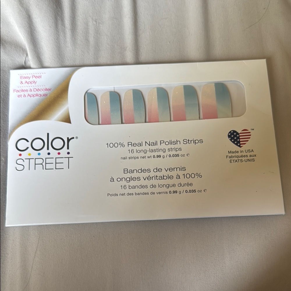 Color Street Pastel Nail Strips Angel Wings